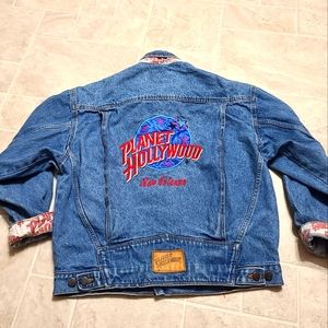 Planet hollywood denim jean jacket